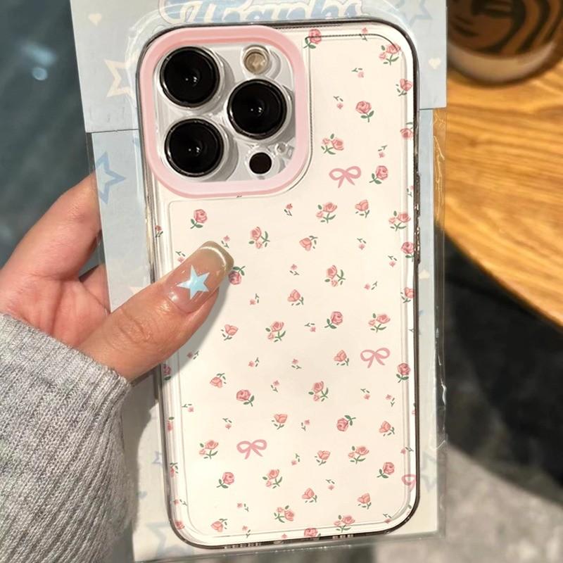 Cute Pink Little Flowers Creative Case for Xiaomi POCO X6 X5 X3 F5 F6 M6 Pro 4G 13T 12T 11T 13 12 11 Lite 4T Pro Soft TPU Cover