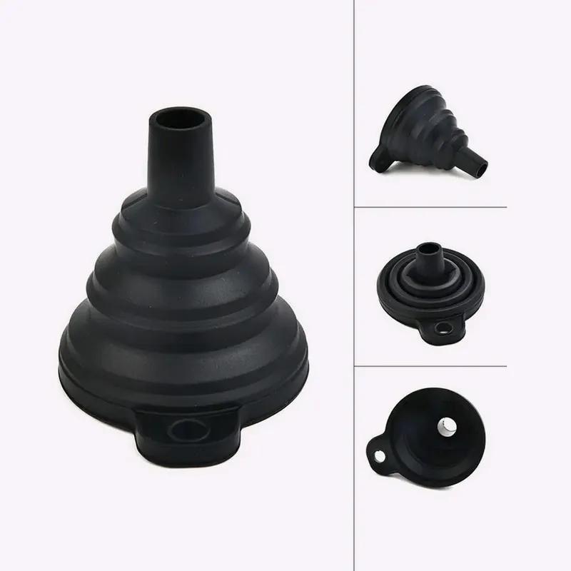 1 Stück Universeller Auto Benzin Öl Kraftstoff Trichter Auto Scheibenwischwasser Wechsel Trichter Auto Motor Flüssigkeits Trichter Faltbar Auto Zubehör