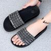 Fashion Summer Men Slippers Keyboard Design Platform Sandals Street Outdoor Clogs Quick Dry Beach Slippers Flip Flops Indoor Home Shoes