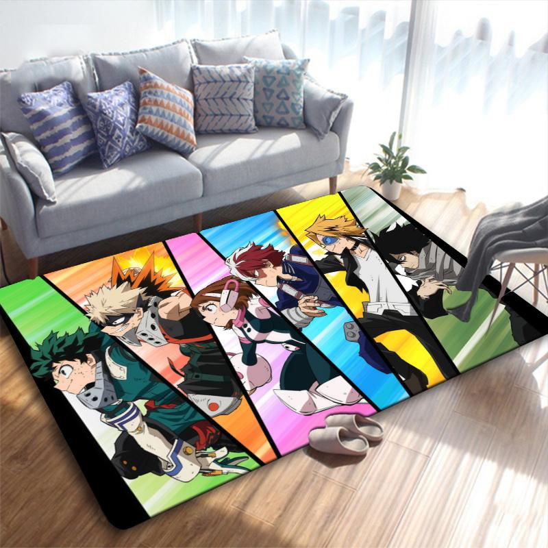 My Hero Academia Carpet Rug for Living Room Bedroom Home Sofa Decoration,Kids play Non-slip Floor Mat