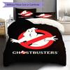 Ghostbusters Classic Movie Logo Print 3‑Pieces Duvet Cover Set Film Bedding Without Pillow Core Comforter Bedroom Home Decor