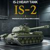 1485 PCS MOC Military IS-2 Heavy Tank Model Building Blocks World War Soviet Army Armored Battle Tank Assembly Bricks Toys Gifts