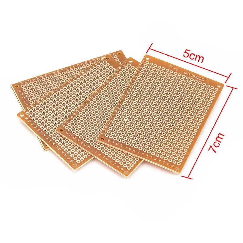 10 Stück PCB-Board-Prototyp-Kit Protoboard Leiterplatte Breadboards 432 Löcher Perfboard Universelles gedrucktes Schaltungs-Breadboard