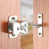 5pcs Zinc Plated Door Buckles Cabinet Door Catches Suitable for Drawers Lockers
