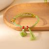 Colorful Woven Tassel Charm Bracelet Handmade Adjustable Braided Jewelry for Couples Friends Gift