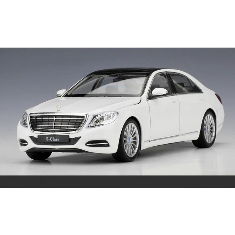 Welly 1/24 Mercedes Benz S-Class S500 литой автомобиль модель игрушечный транспорт литой металл модель автомобиля высокая имитация коллекция детские подарки