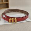 PU Leather Belt Adjustable Waist Strap Casual Waistband  Decor Accessories