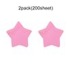 Shaped Sticky Notes Set 200sheets Fun Design Sticky Notes Reusable Self-Adhesive Note Paper Classroom Decoration Stickers TMZ