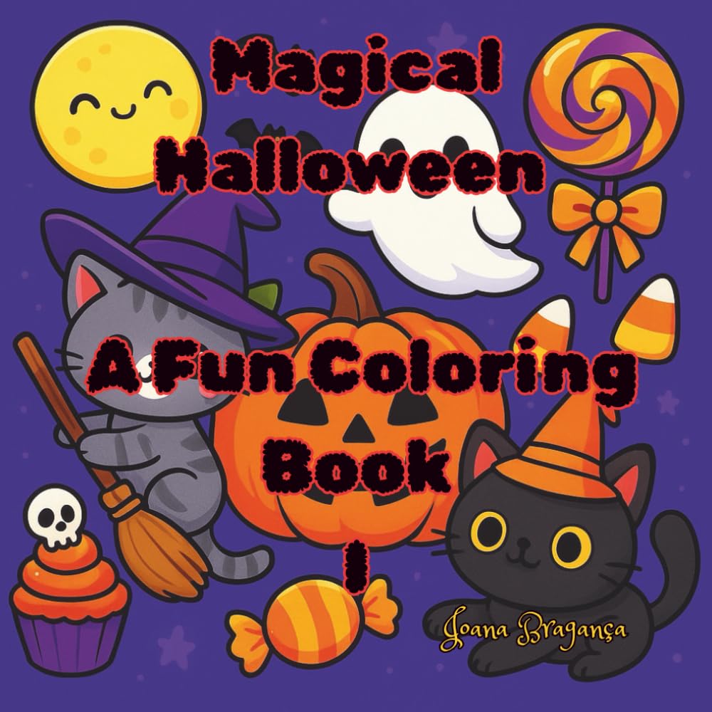 Magical Halloween – A Fun Coloring Book I