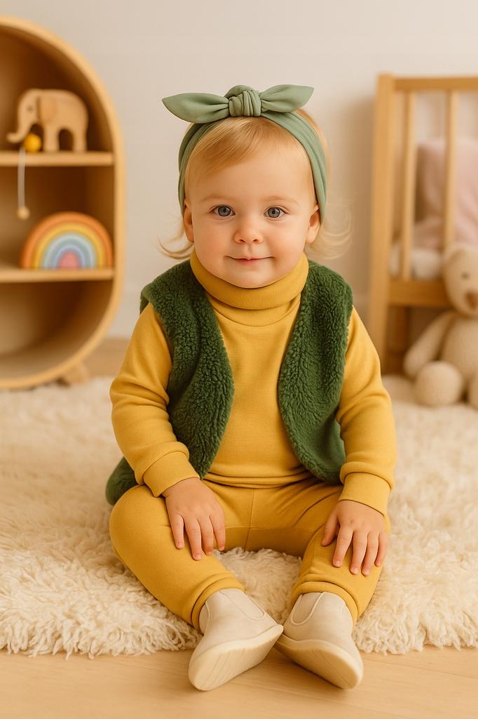 Children' Warm Turtleneck 104 Children' T-shirt Mustard