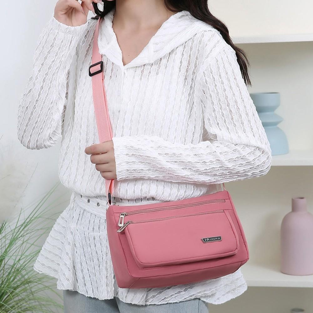 Fashion Casual Crossbody Bag Lightweight Large Capacity Messenger Bag Multi-Functional Shoulder Bag Women