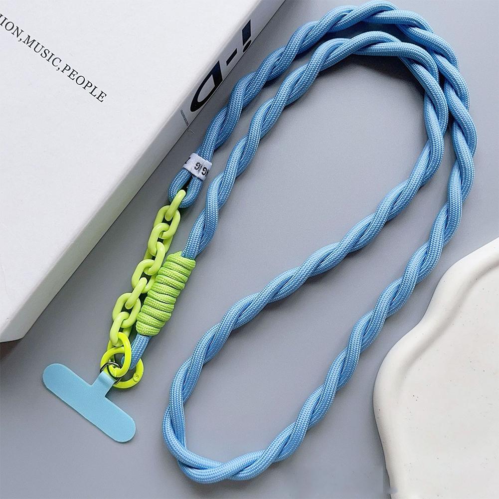 Niedliches Handy-Lanyard Durchmesser Outdoor Universalhülle Acryl Umhängeband Schulter Karten Halsband Clip Hängen Anti-Verlust Handgelenkschlaufe