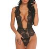 Avidlove Lingerie Femme Une Pièce Dentelle Body Décolleté V Profond Teddy Mini Babydoll
