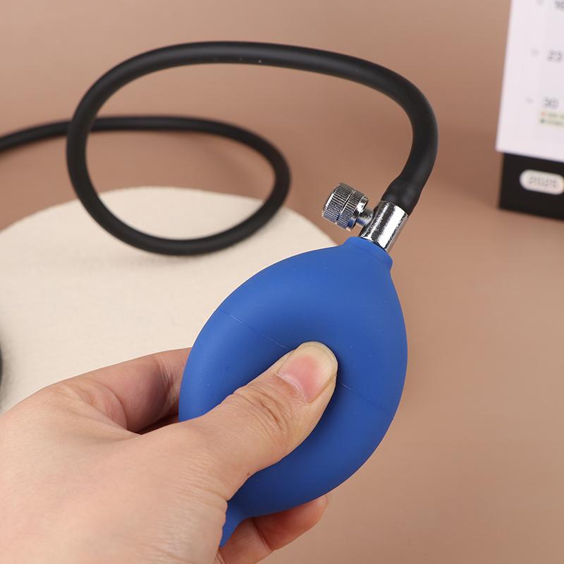 Pvc Inflator Bulb Air Pump For Sphygmomanometer Blood Pressure Monitor Handheld Health Care Accessory Ball Plastic/Metal Valves