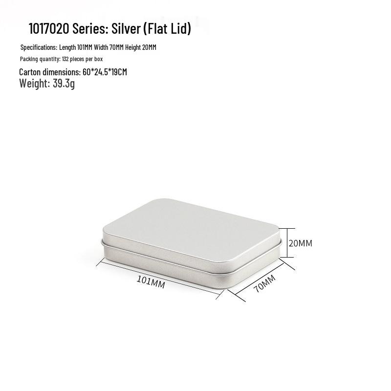 Ready Stock Tin Wearable Nail Storage Box with Window - Manicure Packaging E18