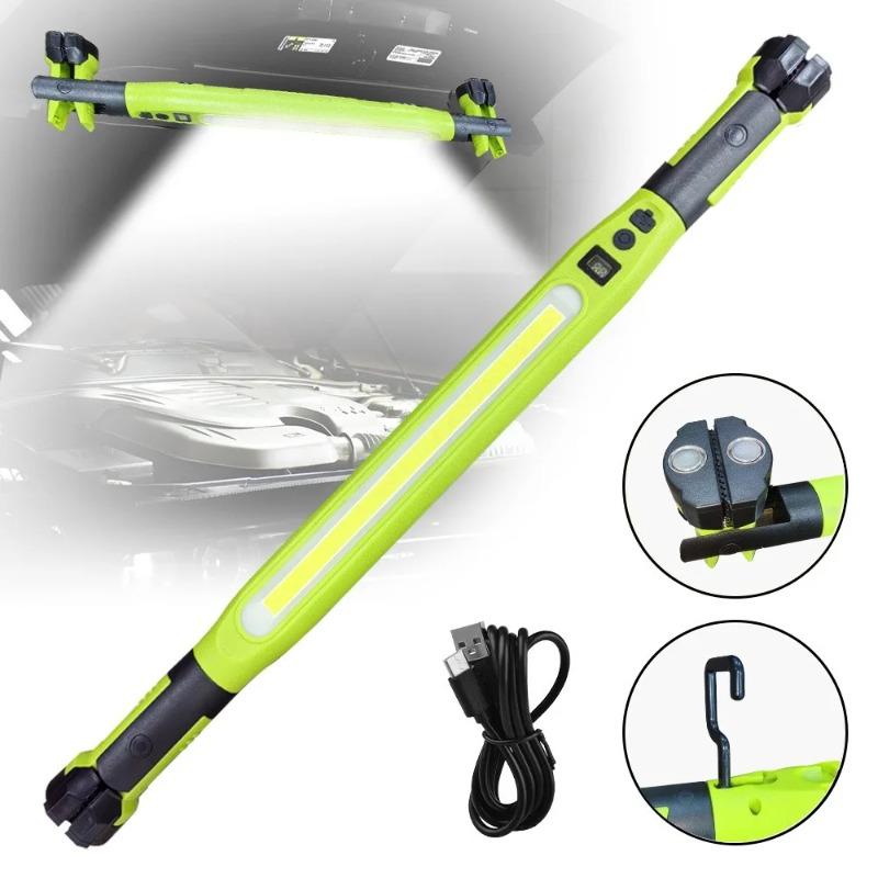 

Super Bright Magnetic Work Light, Rechargeable LED Lamp with Digital Display, Portable Underhood Lighting for Car Repair Outdoor Use 1PC жёлтый/зелёный