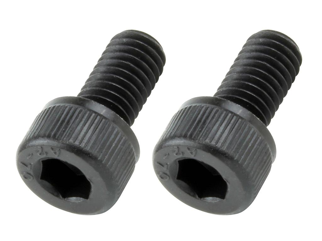 POSH 920510-K2 Motorcycle Supplies, Cap Bolts, Stainless Steel, Black, 2 Pieces