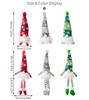 Ornamente Gnom Păpușă fără Față de Crăciun Lumină LED Pluș Tricotat Meșteșuguri Pandantiv pentru Pom Decorațiuni de Crăciun pentru Casă Cadou pentru Copii