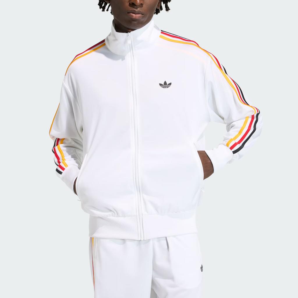 Adidas Originals Firebird Trainings-Adicolor Sportoberteil Lässig Locker Gestreift Stehkragen Langarmjacke Herrenjacken KD3844