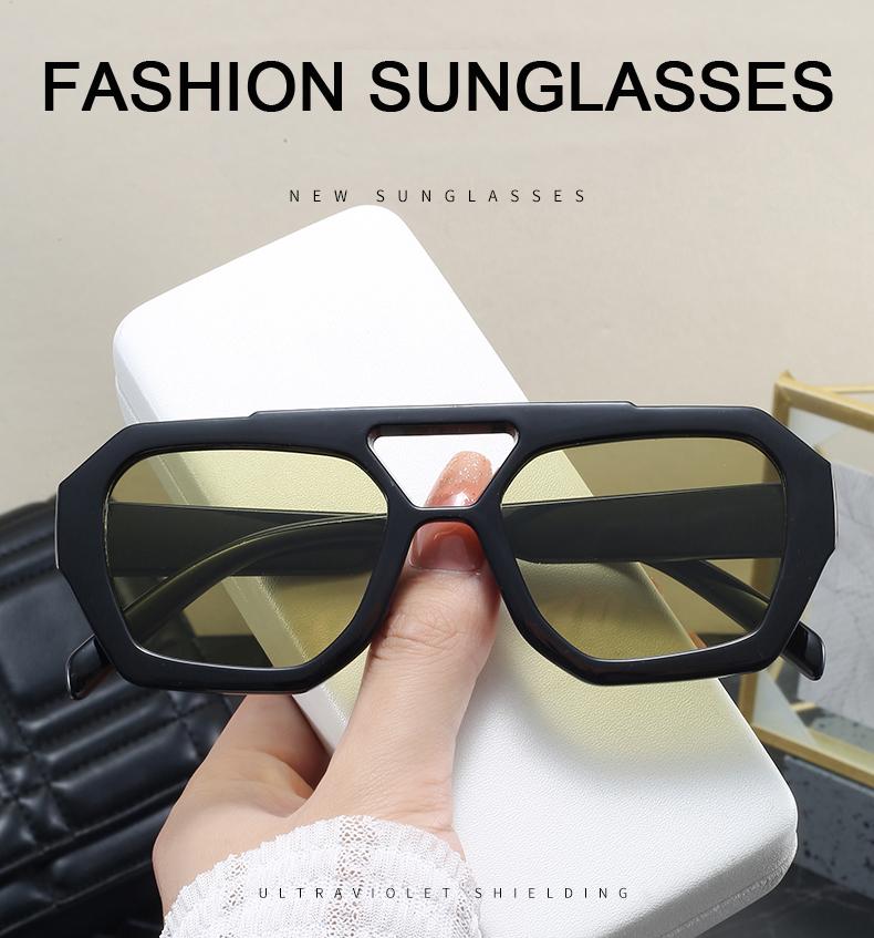 3pcs Women Double Beam Irregular Sunglasses Simple Fashion Leopard Pattern Design Glasses High Quality Outdoor Sunscreen Glasses