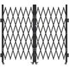 Double Folding Security Gate Lockable Scissor Gate 125.98 X 63.19 in(WxH)