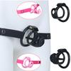 Resin Male Wearable Penis Chastity Lock Multi-Configuration Penis Cage Suitable for BDSM Roleplay Male Adult Toy