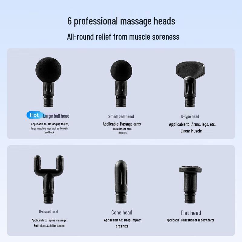 Merach Shadow X Faszienmassagepistole CN-Stecker (Adapter enthalten)