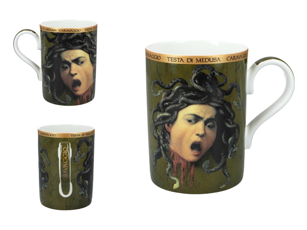 Kubek Porcelanowy Caravaggio Głowa Meduzy Sztuka Baroku Na Prezent