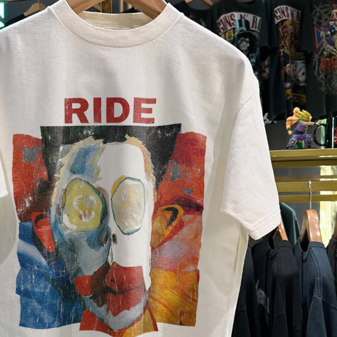 1992 Ride Going Blank Again Promo T-Shirt White XXL 2XL