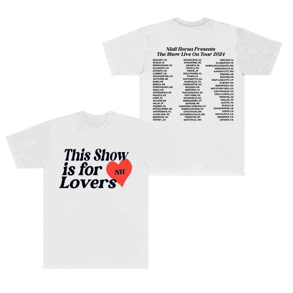

Summer T-shirt Men s Niall Horan This Show Is for Couples Short-sleeved T-shirts Stylish Crew Neck Tops for Both Men and Women 4XL