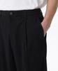 MUSINSA STANDARD Crinkle Loose Tapered Elastic Waist Pants [Black]