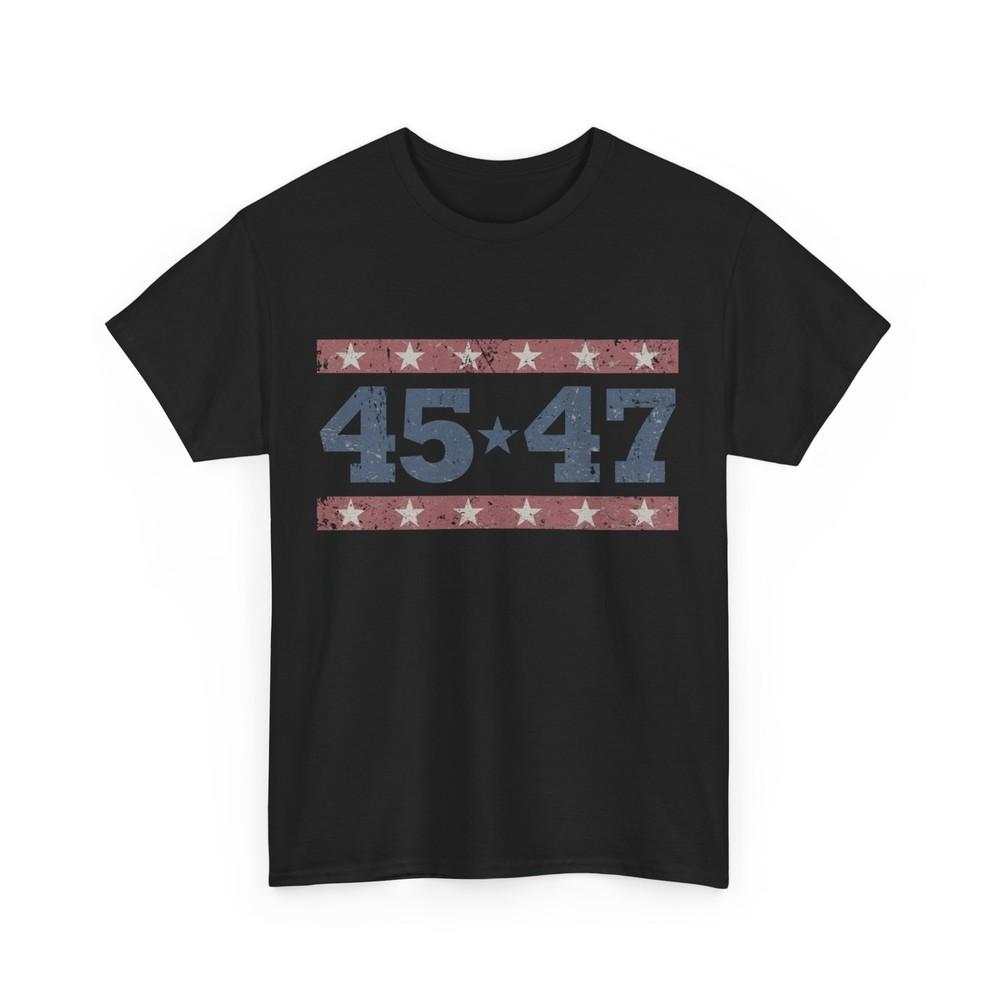 Distressed Vintage Donald Trump 2024 - 45 & 47 President T-Shirt
