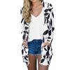 Women's Fashion Casual Comfort Floral Print Mid-Length Cardigan Jacket