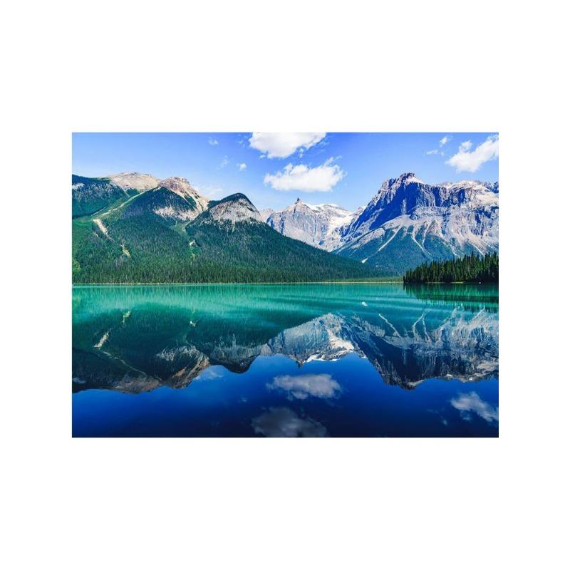 İskandinav doğal manzarası, yeşil orman, yol, dağ gölü, poster, tuval, resim, modern oturma odası için duvar sanatı,