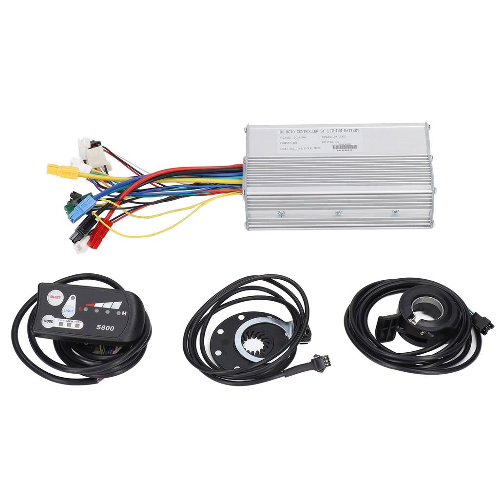 30A 1000W Motor Brushless Controller Kit Speed Controller Set with S800 Panel for Electric Bike Scooter