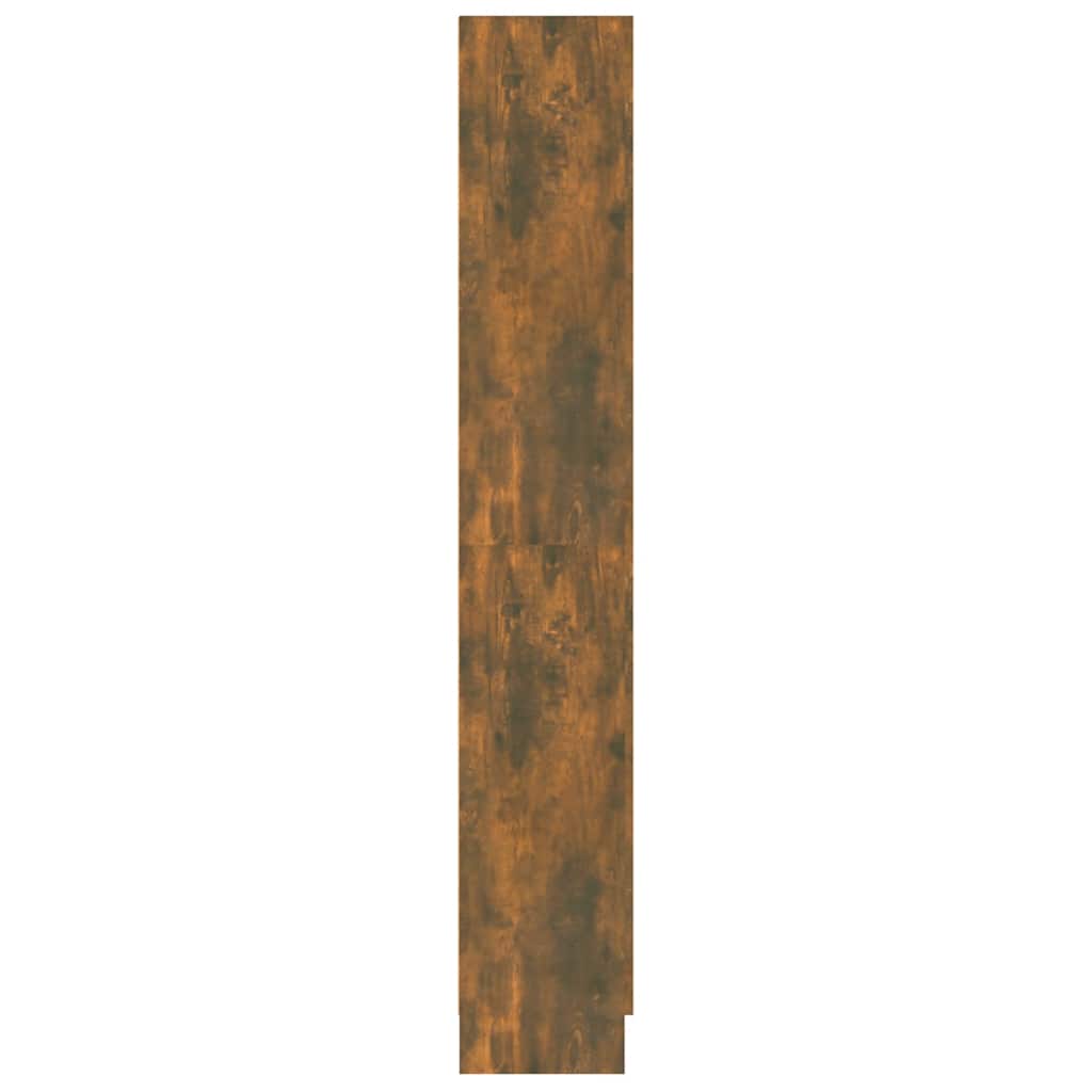 Vidaxl Szafka Na Książki, Przydymiony Dąb, 82,5X30,5X185,5 Cm