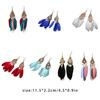 Flower S Earrings Easy Matching Exquisite Multicolor Personality Portable Comfortable Ear Pendants for Women Jewelry
