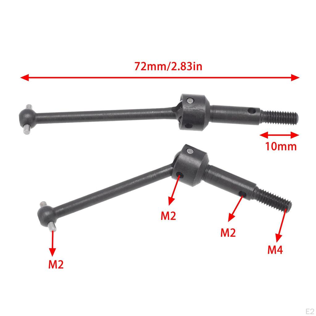 RC Car Driveshaft Steel for 53792 /TT-02/TA04 Spare Parts Accessory Upgrade