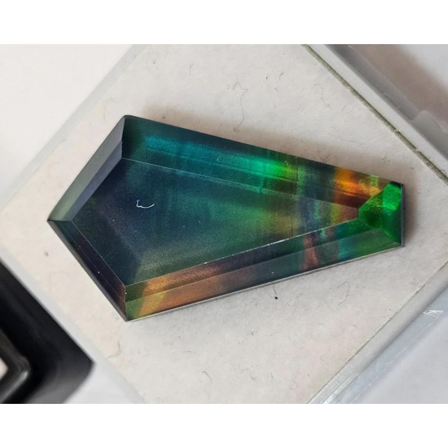 Natural Fire Opal 12-13 Ct Fancy Cut Certified Stunning Loose Gemstone