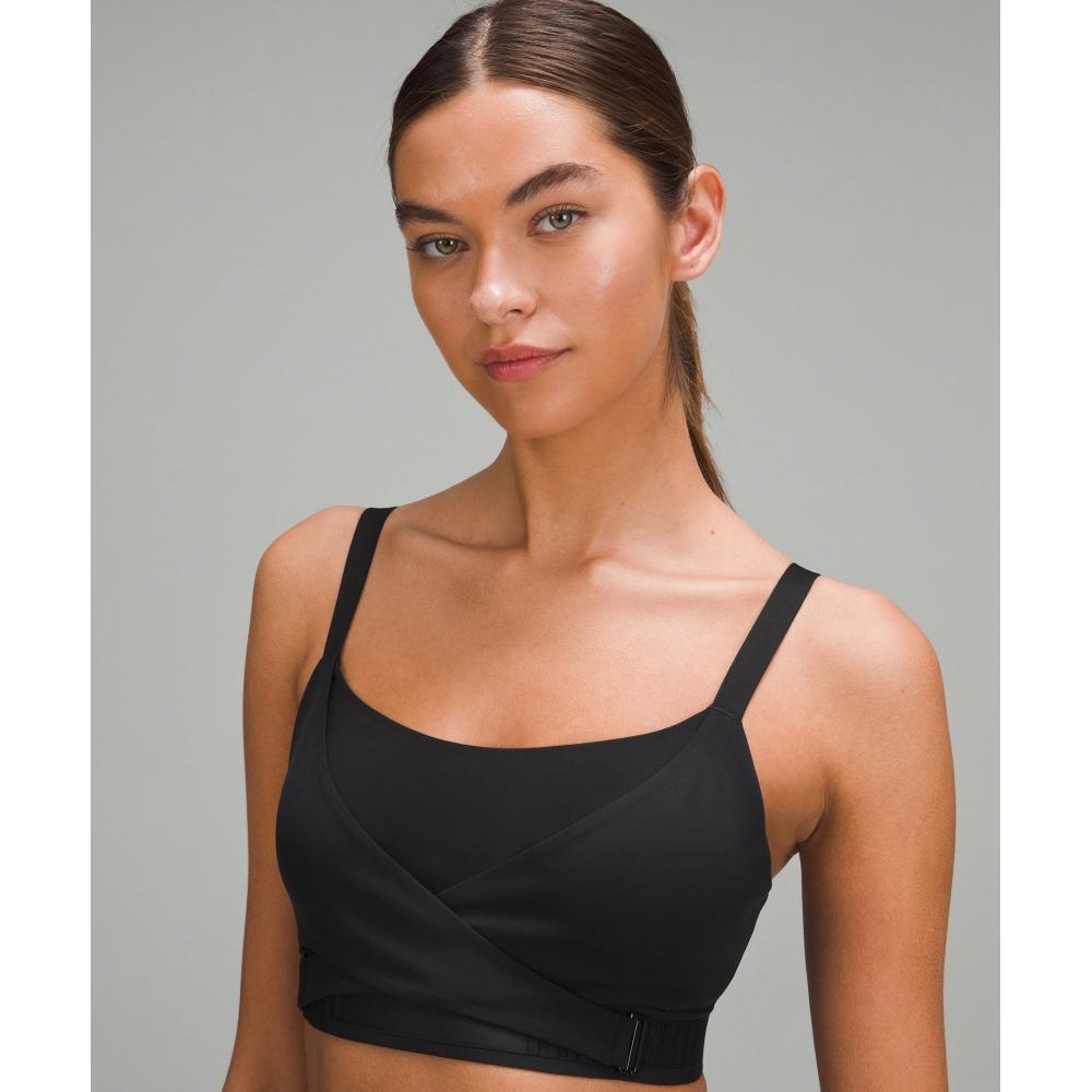 Lululemon Super Soft ADjustaBle Recovery Bra  Light Support  B D Cups Black