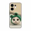 Coque en Silicone Pour Vivo S30 VivoS30 Funda Chat Fleur Rose Panda Mignon Dessin Animé Peint Coque Anti-Choc Pare-chocs Étui de Téléphone Portable