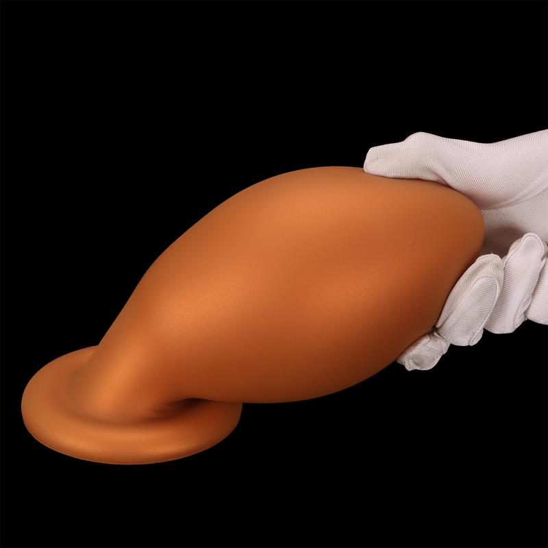 Dragon Egg Anal Plug Huge Anal Plug Smooth Silicone Butt Plug Prostate Sex Toy For Women/Men Dilatador Anal Beads S,M,L,Xl,Xxl