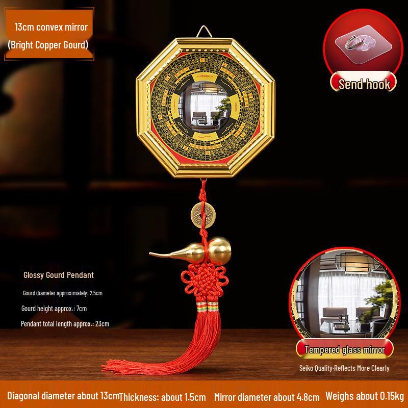 Wypukłe lustro Bagua Tai Chi do dekoracji domu i sklepu