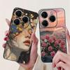 For Techno Spark 20Pro KJ6 Back Cover For Tecno Spark 20 Pro Case Black Silicone Fashion Luxury Cute Cartoon Shockproof Bumper