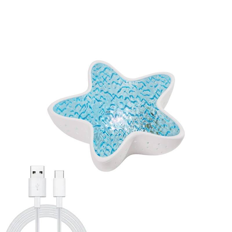 Ocean Star Projector Night Light With Gradual Color Change For Bedroom Decor And Romantic Gifts