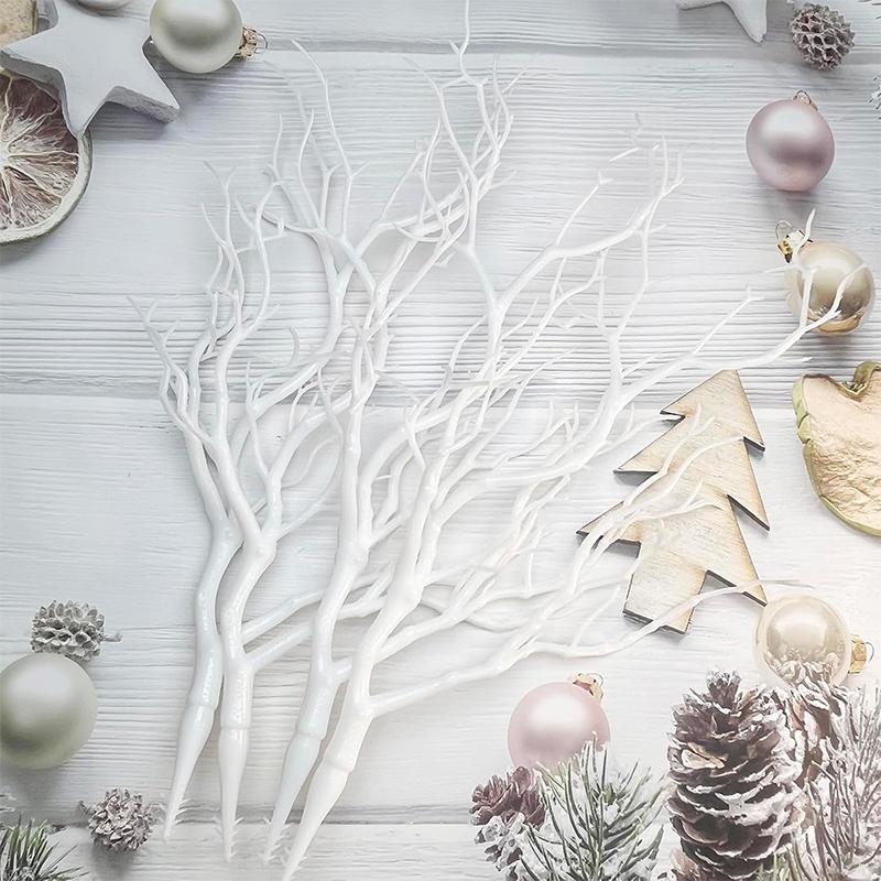 1Pcs 35cm Artificial Coral Branches Fake Plastic Plant for Home Room Christmas Tree Decoration DIY Craft Wreath Accessories