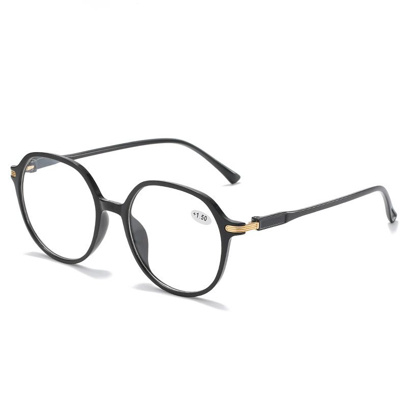 Reading Glasses For Women Patterned Round Anti Blue Light Presbyopic Eyeglasses Men Vintage Farsighted Eye Glasses +1.0 To +4.0