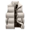 Men's Thickened Corduroy Patchwork Vest for Autumn/Winter