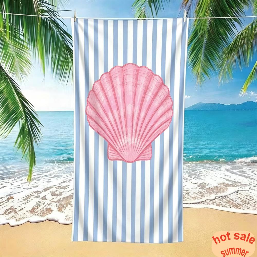 Küsten-Seestern-Hummer Strandtuch Ultraweiches Mikrofaserhandtuch für Männer Frauen Strand Pool Fitnessstudio Camping Reisen Tägliche Nutzung