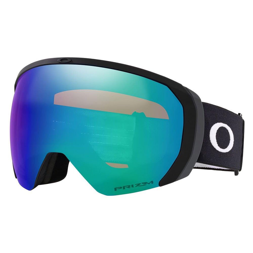 

Oakley Flight Path L Matte Argon Iridium Free Size Goggles, Black/Prizm Lens,